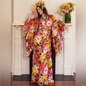 TRASHY DIVA BUTTERFLY LONG DRESS - FLOWER POWER size 22 (SOLD OUT ONLINE)